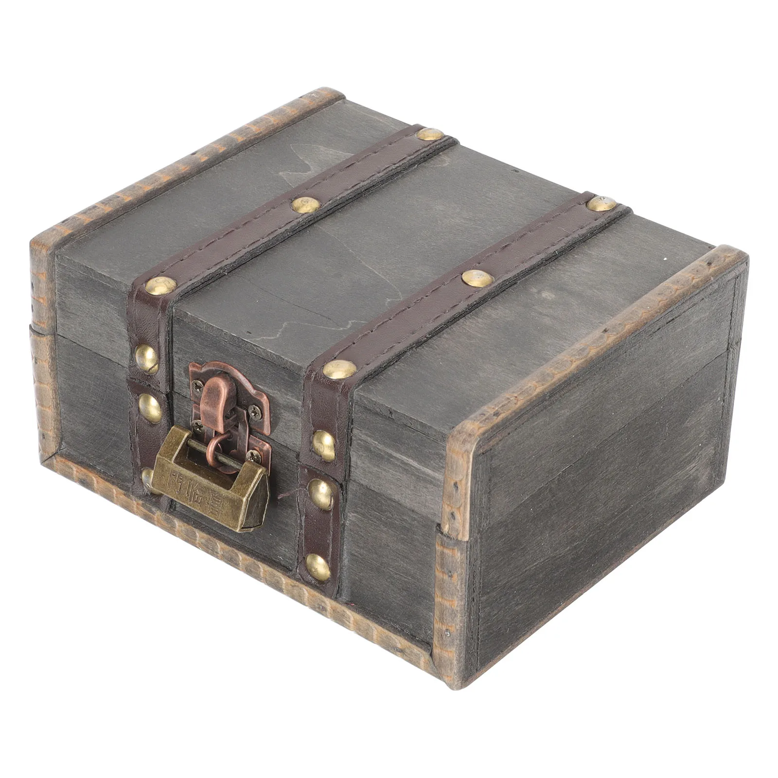 

Wooden Jewelry Box Storage Container Retro Trinket Case Vintage ganizer Gift Idea Necklace Holder Display Tool Storage Baskets