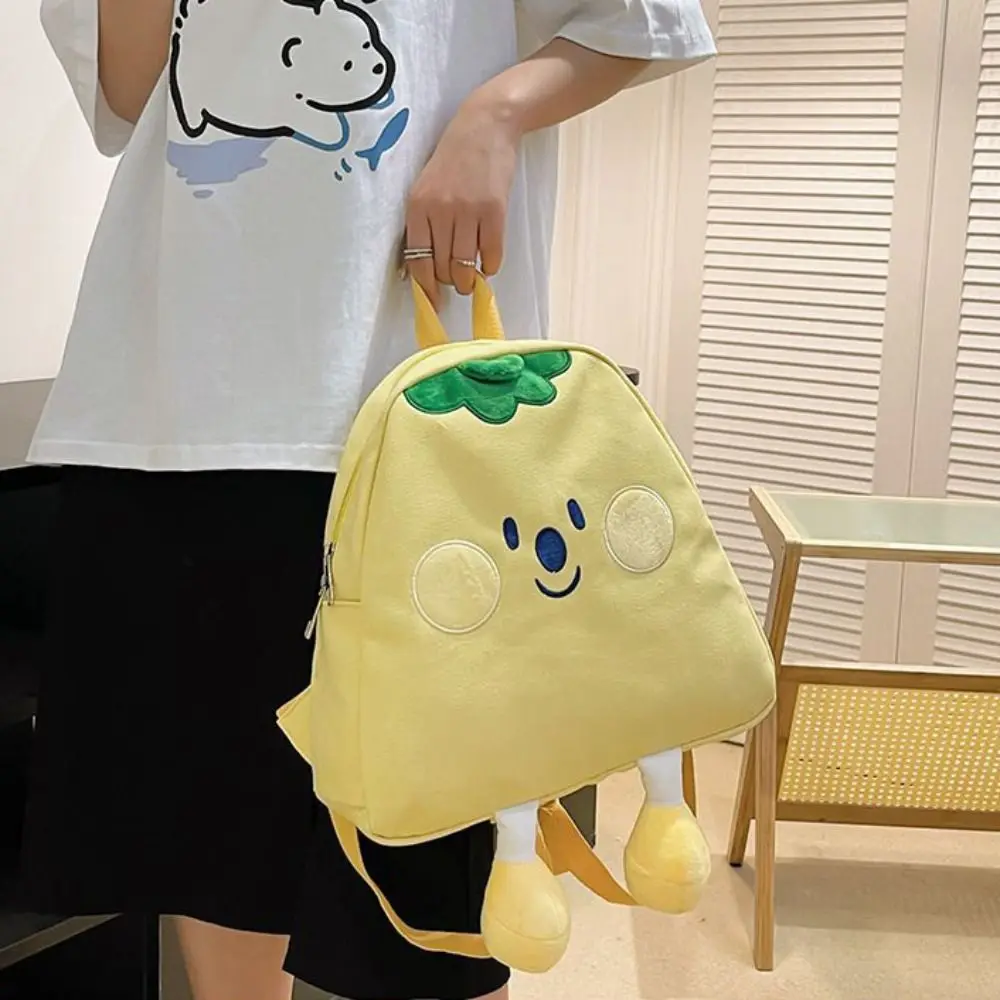 Lightweight Design School Backpack Cartoon Design Practical Design Double-Shoulder Bag Soft Girl Aesthetic New Style