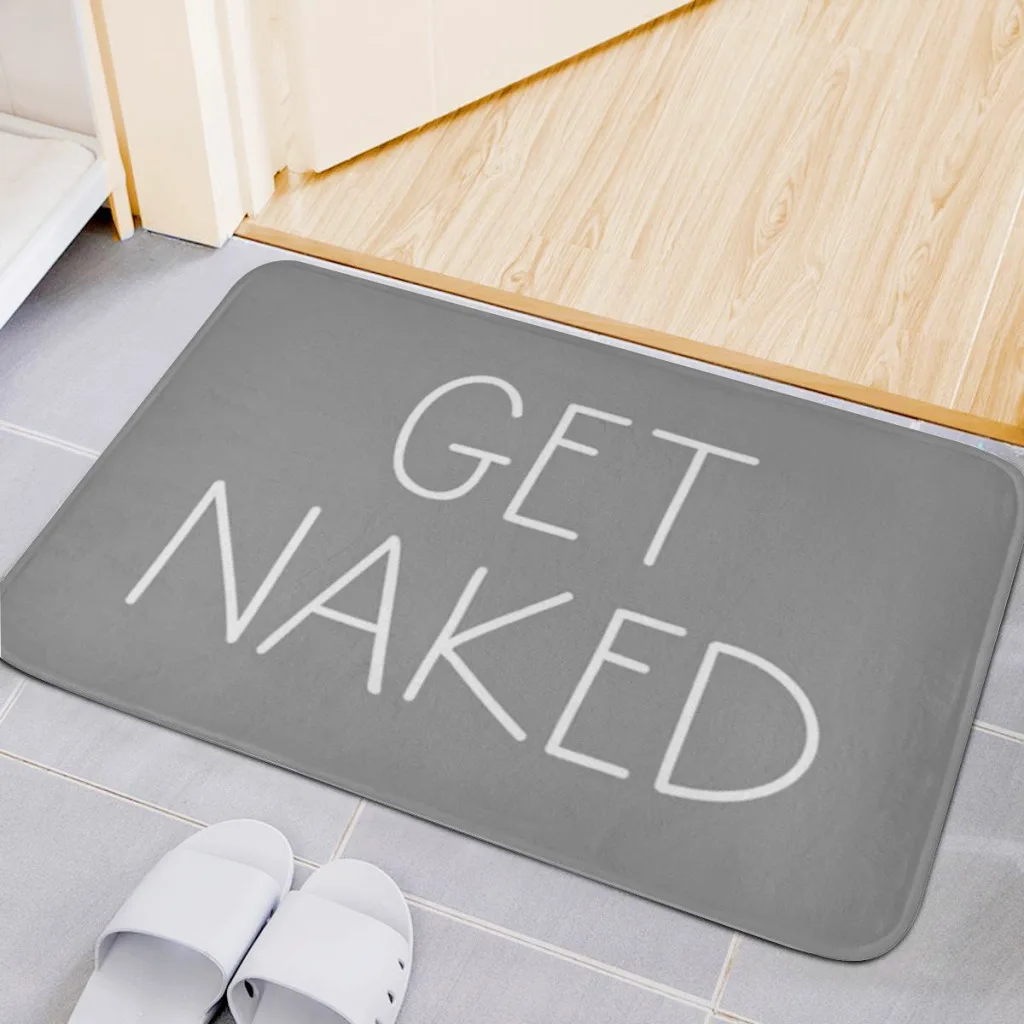 

Rug Bedroom Bathromm Carpet Get Naked Grey Children Girls Bedroom Living Room Cartoon Floor Mat Doormat Decor