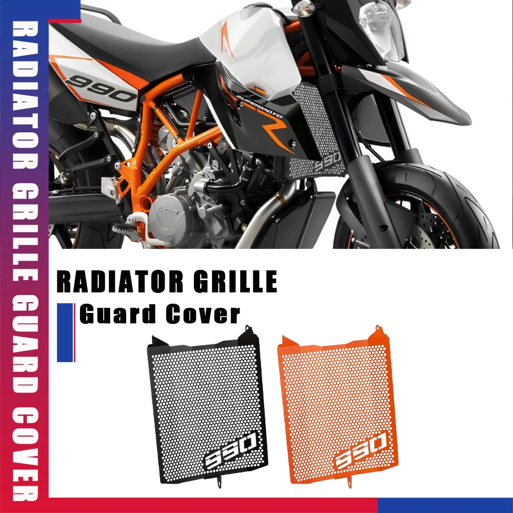 

Motorcycle For 990 Supermoto SMT 990 SM R LC8 2009 2010 2011 2012 2013 2014 Radiator Guard Grille Cover Protector Accessories