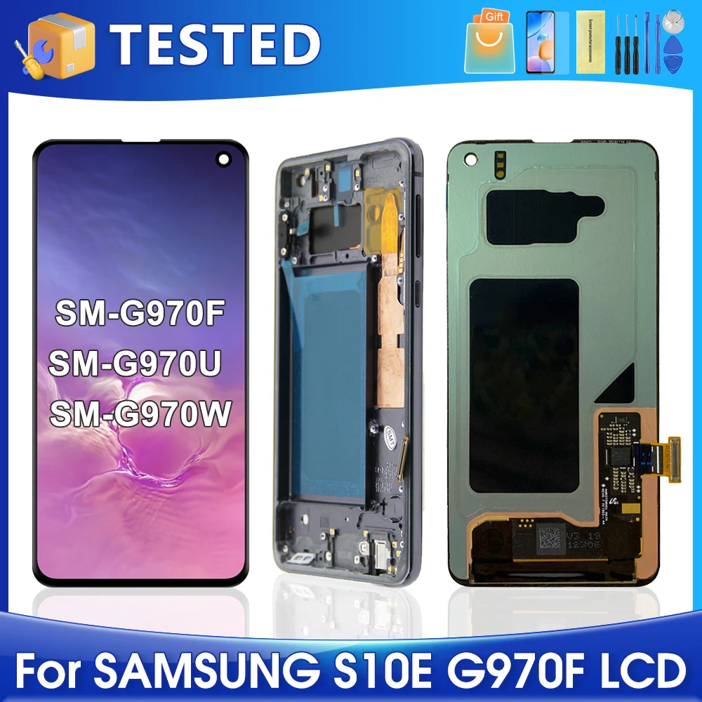 5.8\'\'S10E For Samsung For  G970F G970U G970W G970 G970N LCD Display Touch Screen Digitizer Assembly Replacement