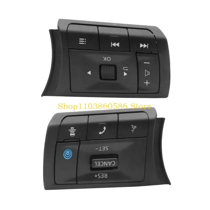 

242A Car Cruise Control Switches Multifunction Steering Wheel Button 255506RF6B for Select Model Car Accessories