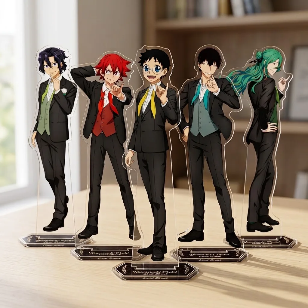 Anime Yowamushi Pedal Limit Break Acrylic Stand Figure Chibi Anime Standing Sign Model Plate Desk Decor Fans Gift Keychain