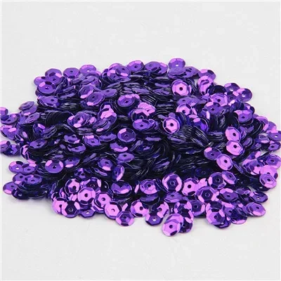 Round Cup Sequin 4mm Multi Color Sequins for Sewing Crafts