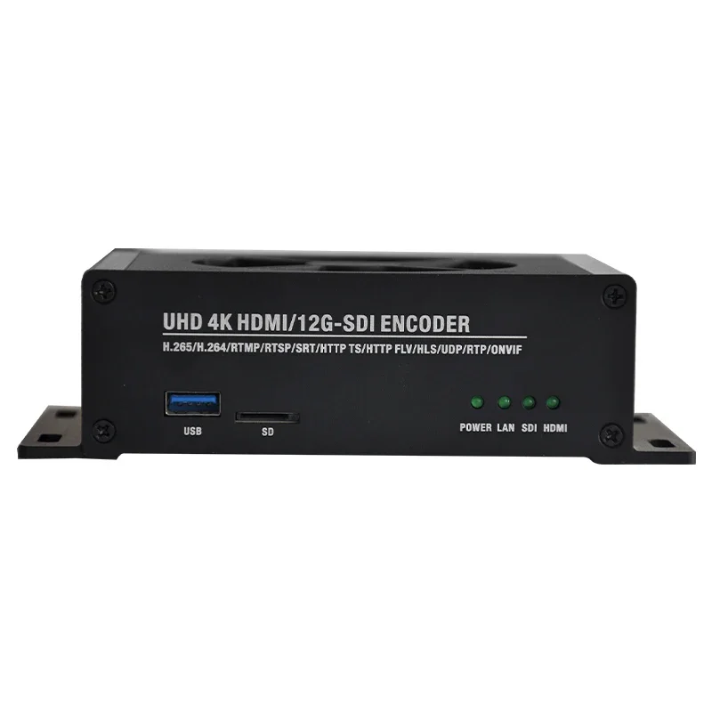 Live Streaming Encoder Support 1 Channels 4K 60HZ SRT/RTMP HD Encoder