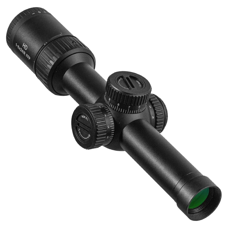 HD 1-6X24 FFP Scope Compact Scope First Focal Plane Tactical Hunting Riflescopes DIANA Lock Reset Shooting Optical Sights