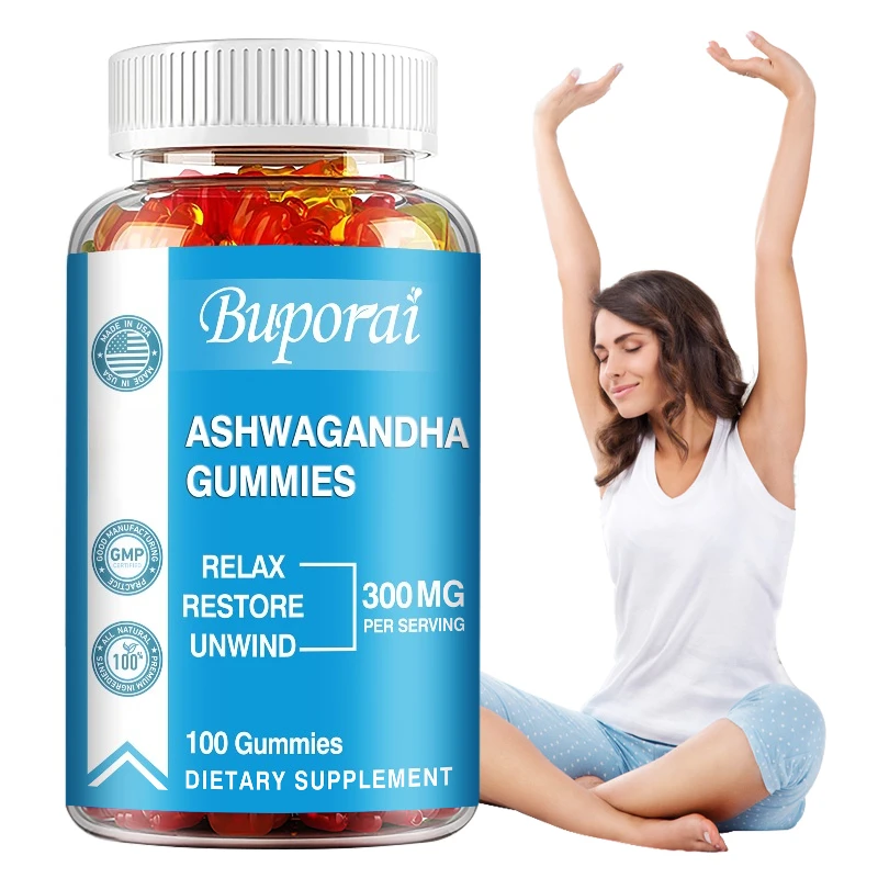 

Ashwagandha Gummies — добавка для энергии и выносливости, снятие мозга и памяти, снятие стресса, глубокий сон