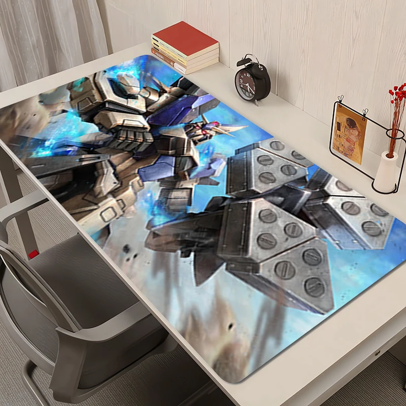 لوحة الماوس مكتب ملحقات الكمبيوتر لوحة ممتدة أنيمي حصيرة مكتبية الميكانيكية المحارب جاندام المضادة للانزلاق المطاط HD ماوس الألعاب الحصير