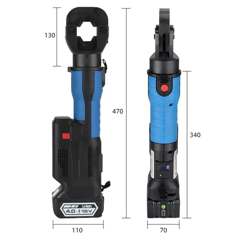 Brushless Motor Electric Hydraulic Wire Crimping Pliers SD-300 Wire Crimping Machine Portable Terminal Crimping Pliers 16-300mm2