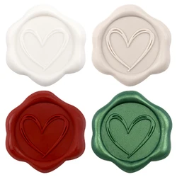 30Pcs Love Pattern Wax Seal Stickers Envelope Seal Stickers Envelope Seal Self-Adhesive Gold Stickers for Wedding Party Cards