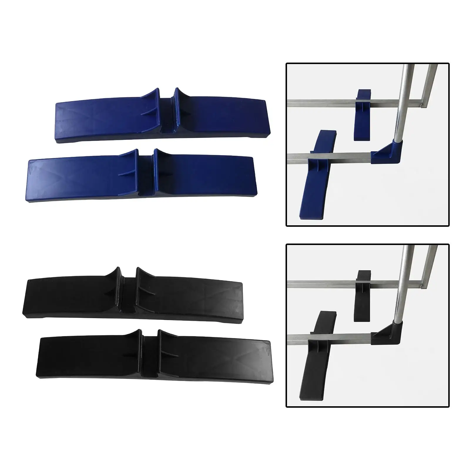 Table Tennis Court Barrier 2cm Square Tube Clamp Durable Surround Barrier Block for Professional Tennis Table Set