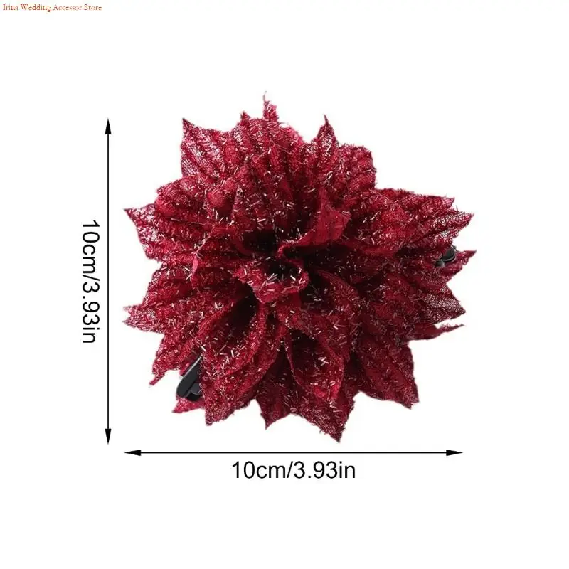 G92D elegante clip garra cabello floral