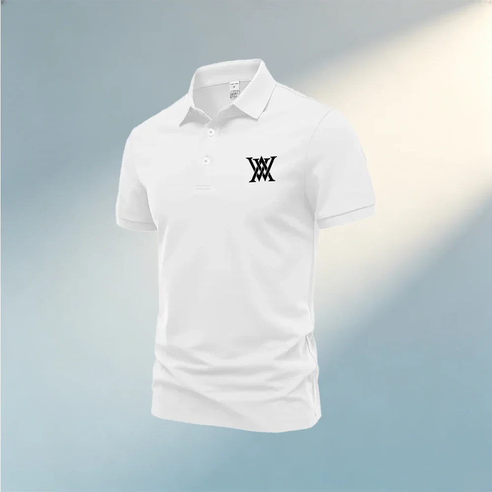 Mens Solid Polo Shirts Short Sleeve Casual New Summer Tops Daily Outdoor Golf Tee Activewear Hot Sale Vacation Blouse Sportswear