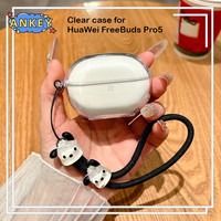 for Huawei Freebuds Pro5 Case Protective Transparent Clear TPU Covers Bluetooth Earphone Shell
