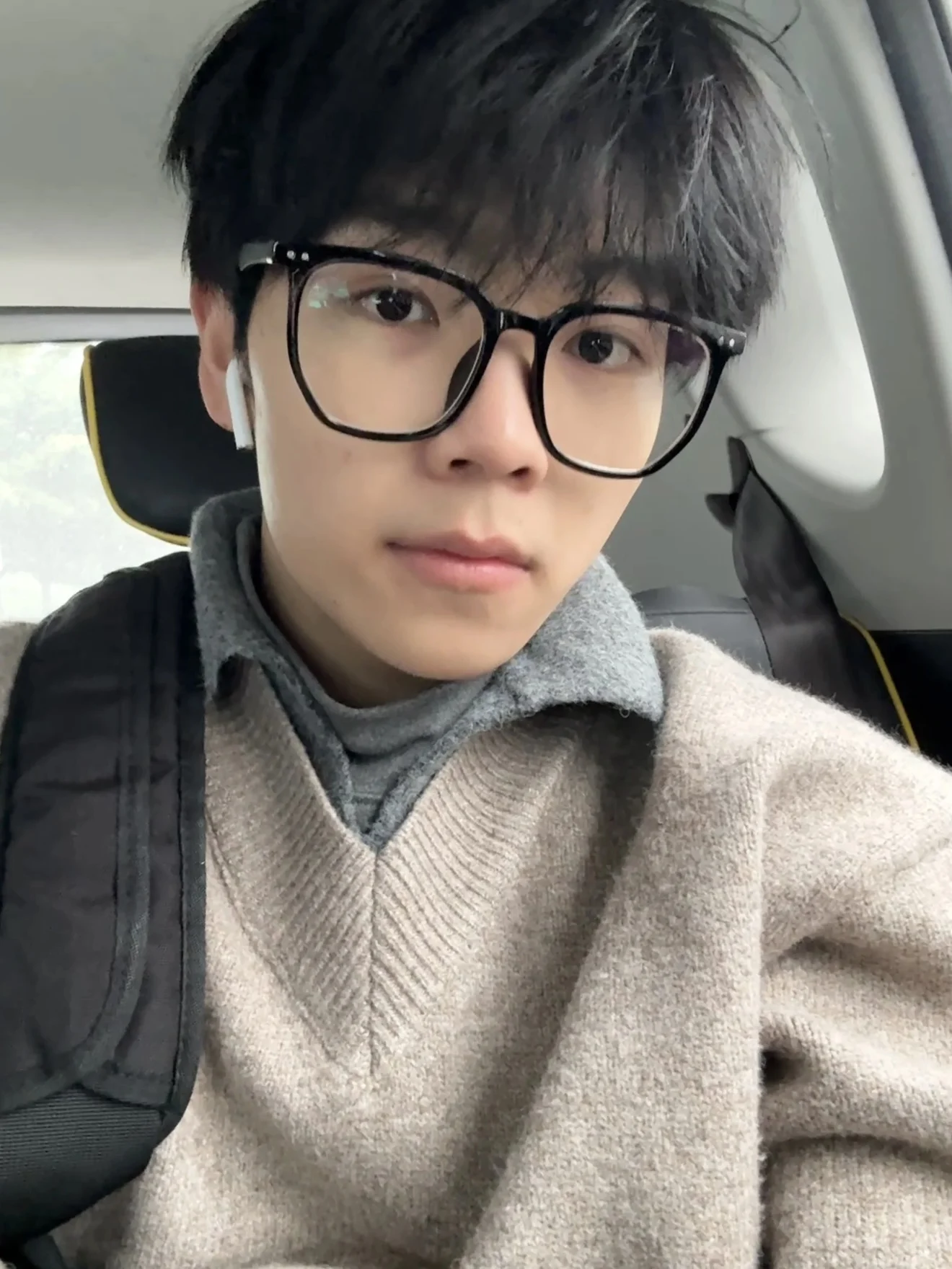 الأمريكية الرجعية اللون بلو تريكو الرجال الخريف الشتاء كسول Sle فضفاض عادية تنوعا V-ne المال القديم محبوك سترة #4