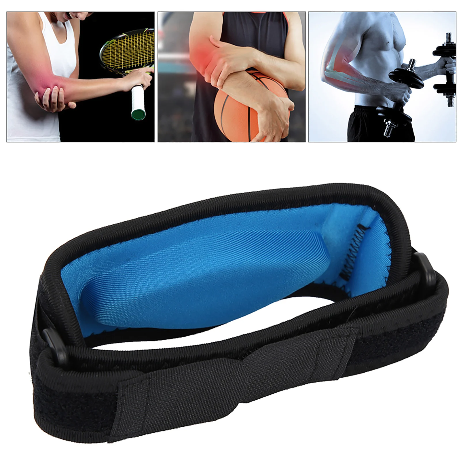 Adjustable Elbow Support Basketball Tennis Golf Elbow Support Strap Elbow Pads Lateral Pain Syndrome Epicondylitis Braces