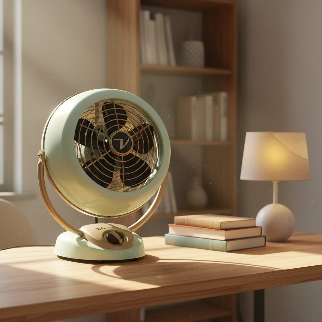 European Style Desktop Silent Metal DC Motor Air Circulation Fan with Sleep Mode