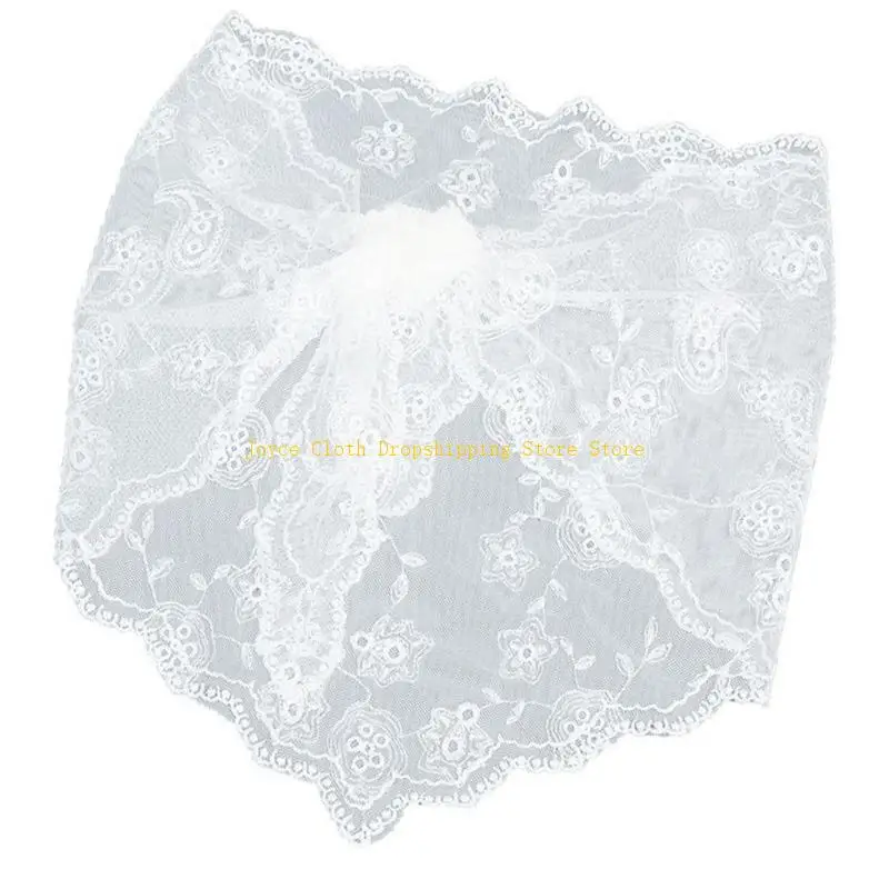 

Aesthetic Corset Waist Belt Floral Lace Triangle Mini Apron Skirt Coverup Sarong 10CD