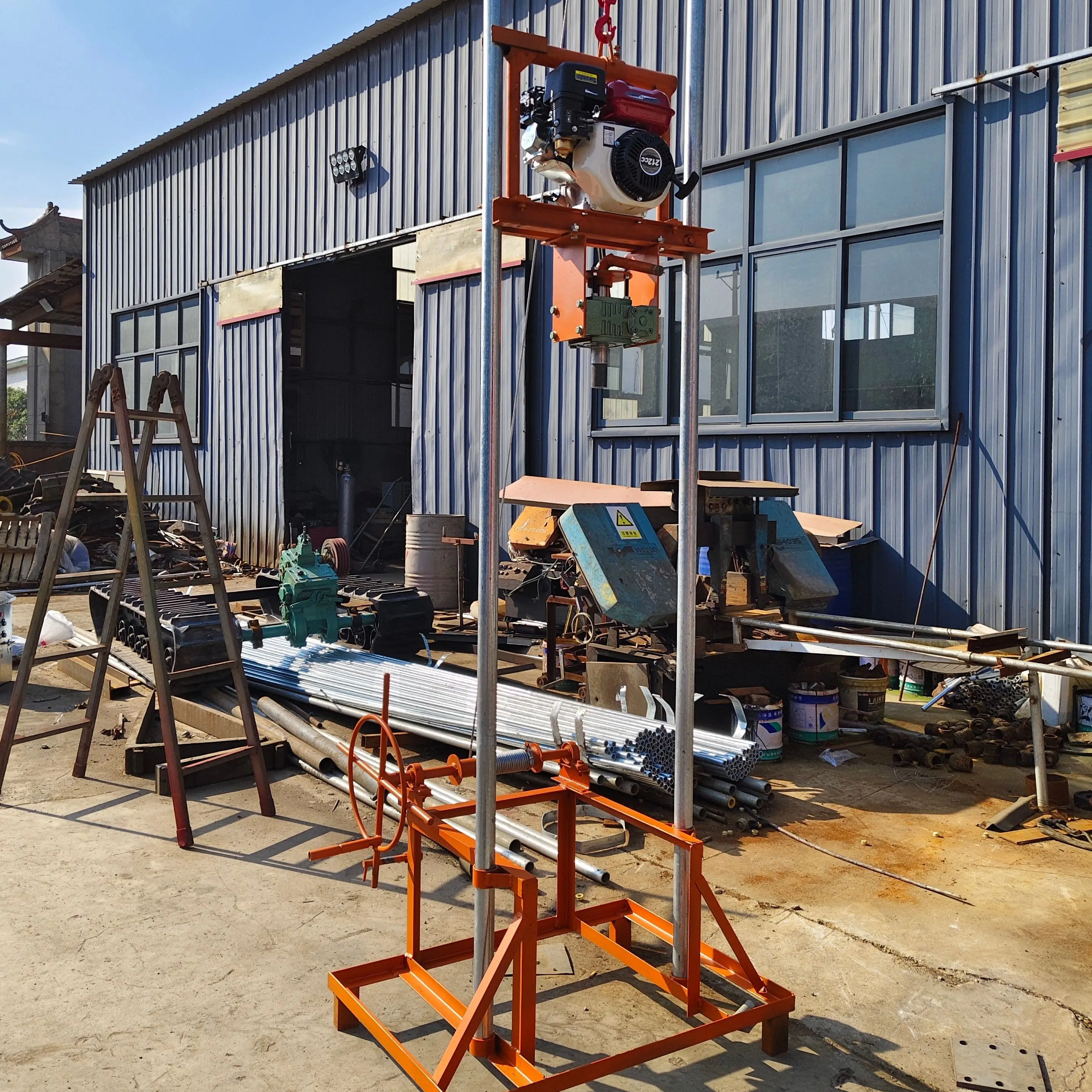 

Customized Small Fold Mini Water Well Drilling Rig 80m - High-Quality Engine Water Pump