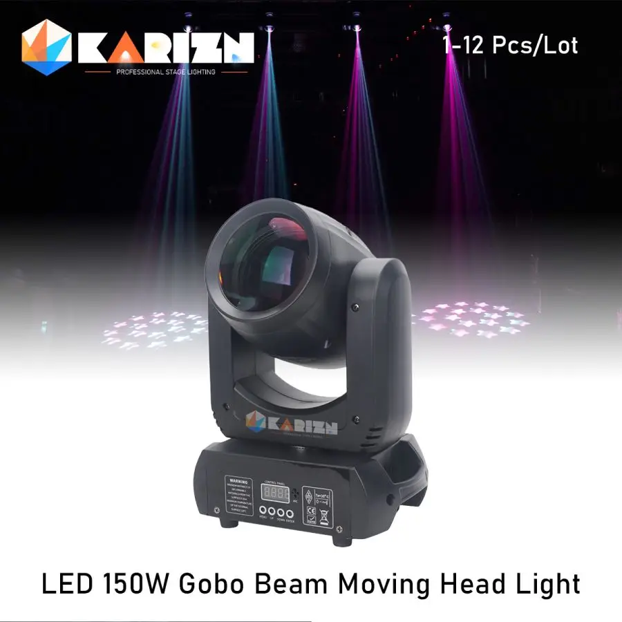No Duty 1-12Pcs NEW LED Moving Head Light 150W Beam+Spot+18 Rotating Prisms Effect Dj Dmx Stage Light Effect Light Disco Dj
