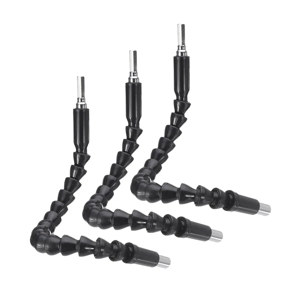 

3 Pcs Drill Bit Extension Adapter Electric Screwdriver Spare Parts Holder Extensions Flex for