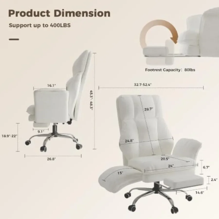 Big and Tall Office Chair with Flip Armrests for Pets Cross-Legged Sitting, Mesh Back, Black Fabric Seat