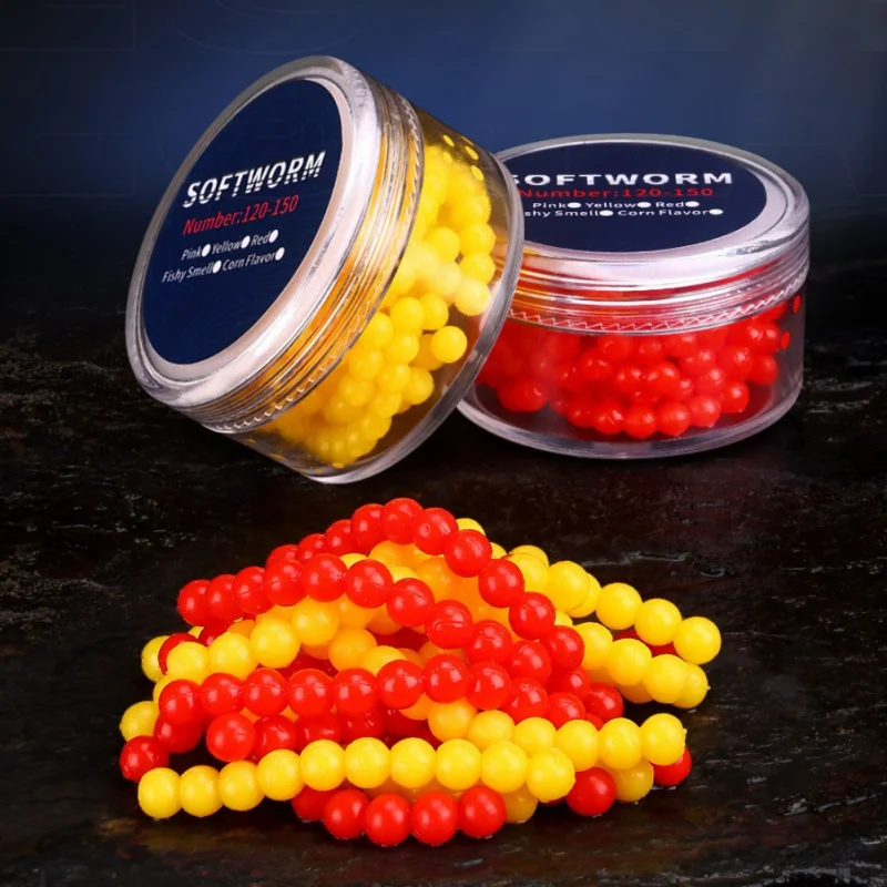 Fishing Tpr Floating Water Beads With Strawberry Scent And Corn Scent Fishing Tools