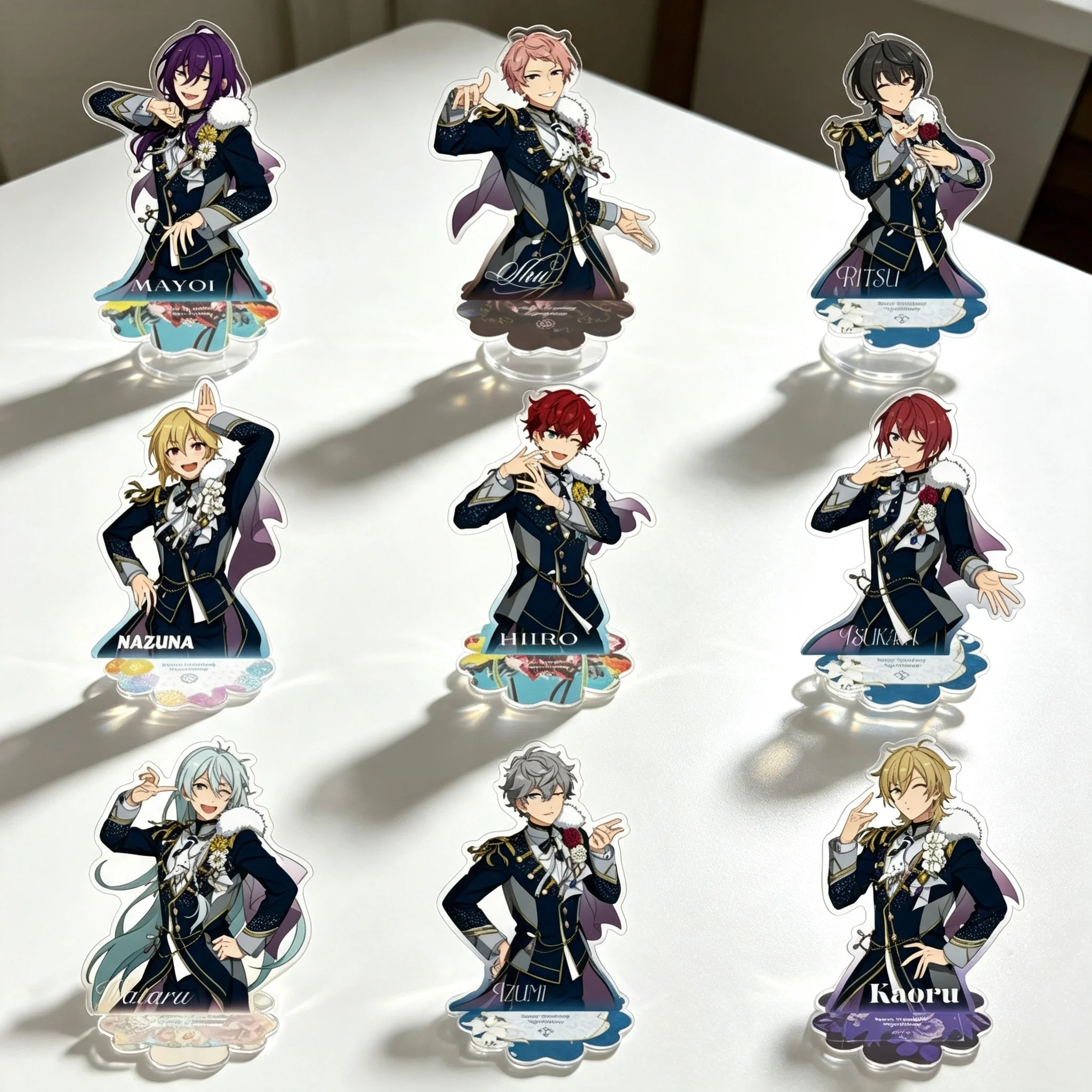 Multimedia Planning Ensemble Stars!! Cast Live Starry Symphony - Superbloom Mayoi Ayase Acrylic Stand Model Plate Keychains