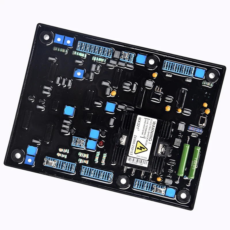 Imagem -05 - Regulador de Tensão Automático Estabilizador de Diagrama de Circuito Sincronizador Placa de Regulação Gerador Diesel Mx321 Avr