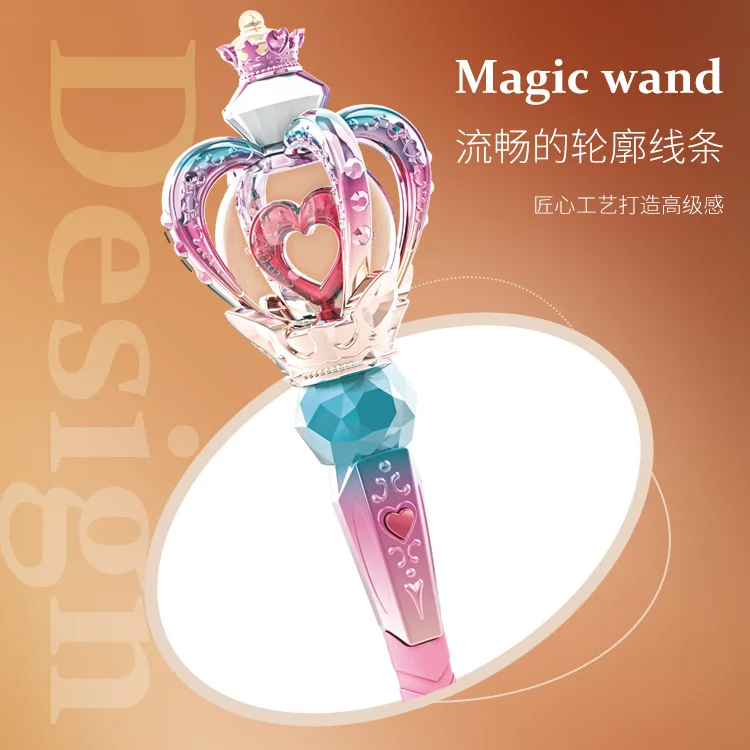 Children Magic Wand Fairy Wand Electric Toys With Sound Light Pretend Toy Role-playing Props Halloween Christmas Gift For Girls