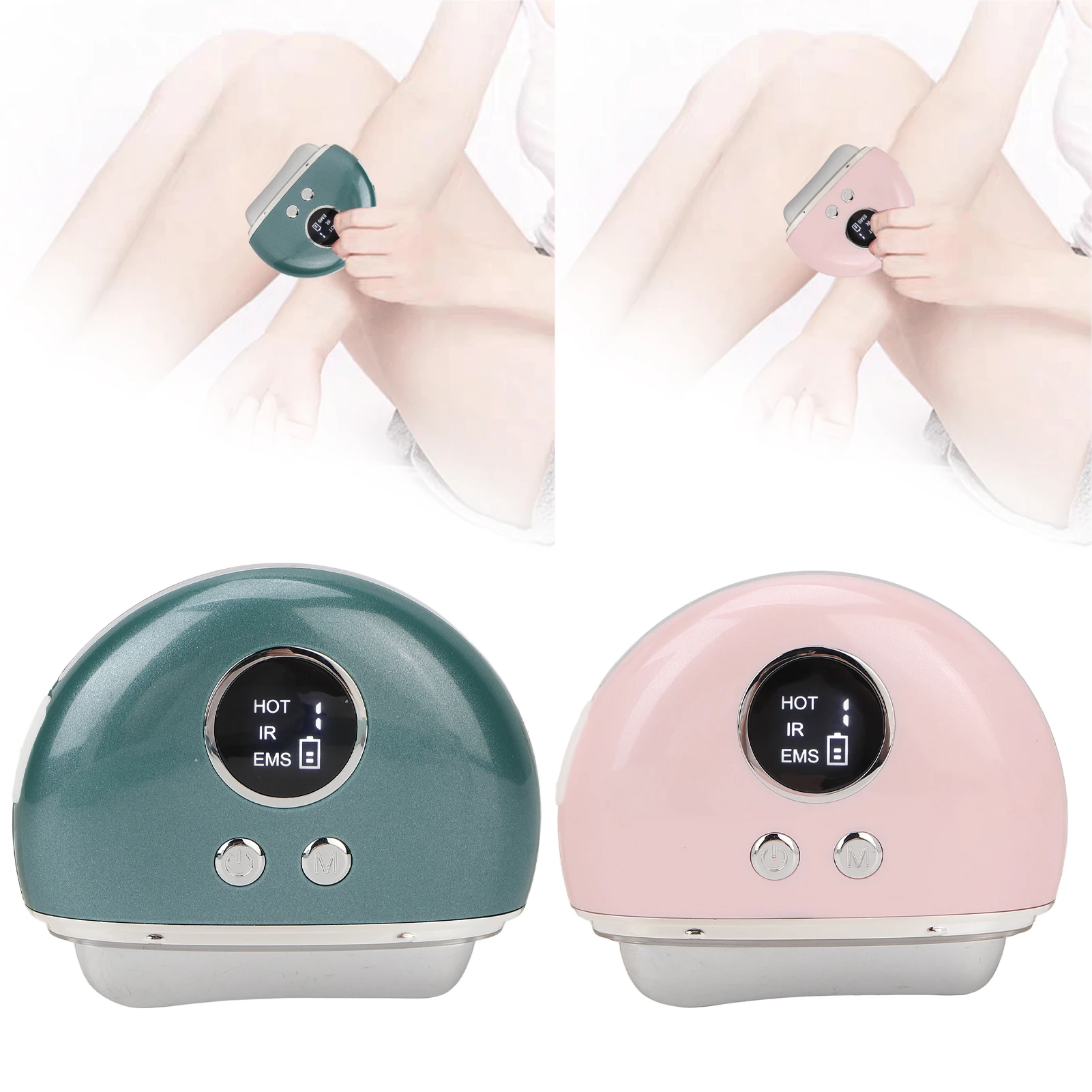 Electric Skin Scraping Massager Electric Gua Sha Machine Colorful Lights Micro Current Skin Scraping Face Massaging Device