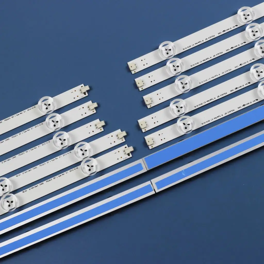14pcs LED bar For innotek POLA2.0 55 Pola 2.0 R L 55LN5750 LA62M55T120V12 55LN5758 55LN5600 NC550DUN-SAAP1 55LN5710 55LN575V