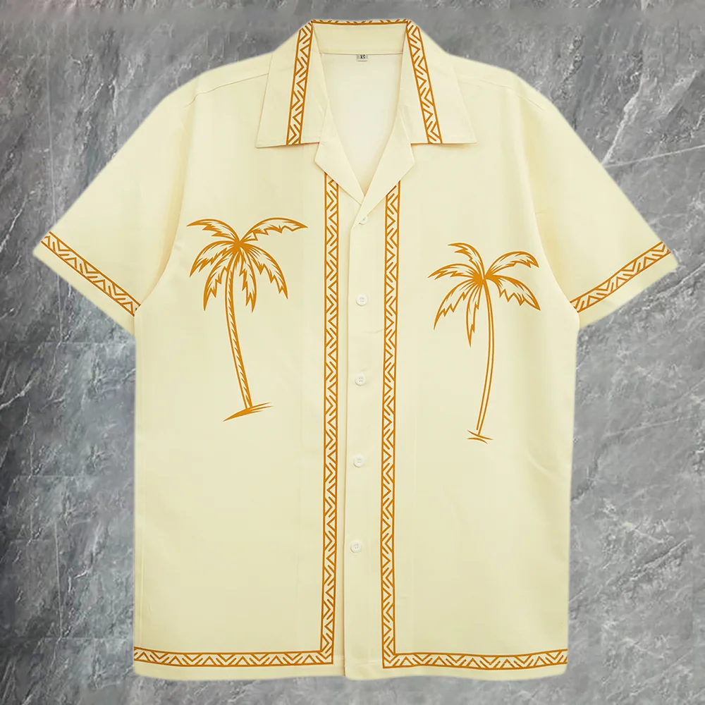 European Style Short Sleeve Casual Shirt Party Dress Shirts Men Flower Shirts Men Camisa Social Masculina Ropa Hombre Casual