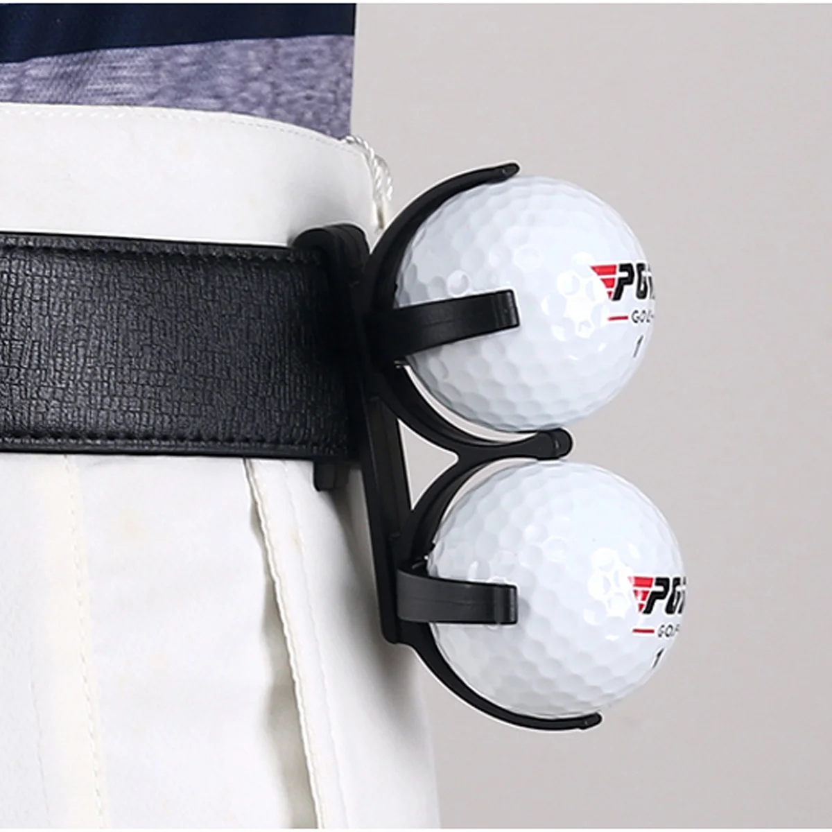 

2Pcs Golf Ball Clip Holder Premium Rotatable Portable Training Aid for Couples Two Held Hold Tool Accessory Up Tools Retriever