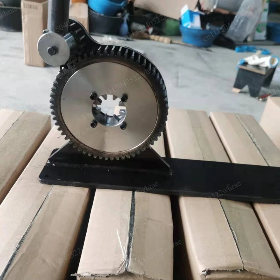 Manual Gear Pipe Press 8 Teeth 6 Teeth Hydraulic Device Spray Pipe Throttle Pressing Pipe Press