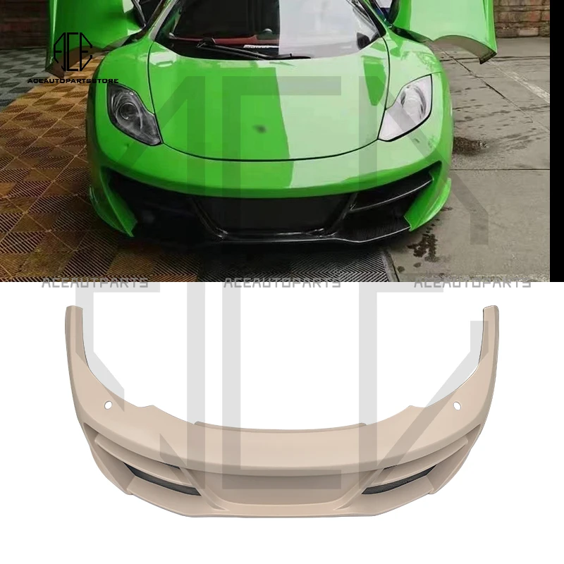 

Auto Parts RZ Style Carbon Fiber FRP Front Bumper Exterior Car Accessories For Mclaren MP4-12C