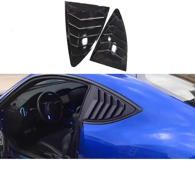 

Applicable Toyota GT86 Subaru BRZ carbon fiber shutter trim sticker rear triangular window modified auto parts