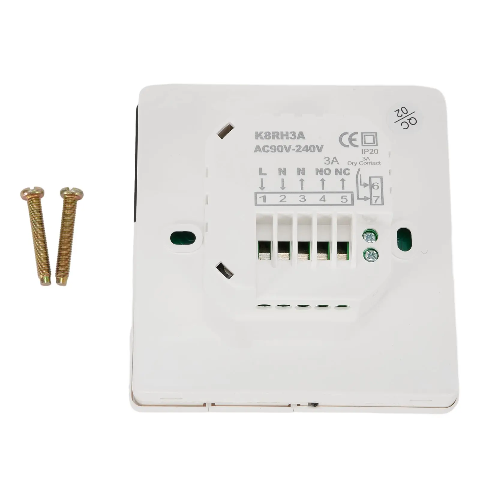 

Brand New Home Thermostat Water Heating Thermostat 1 Pcs 50/60Hz 86*86*26mm 95-240V Button Model Energy Efficient