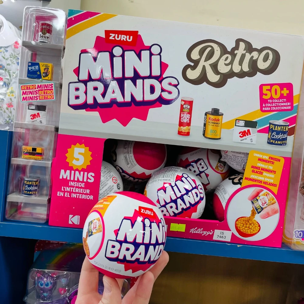 

Zuru Mini Brands Retro ball Blind Box Zuru Series Mystery Box Collectible Toys Decoration Birthday Gift For Kids Customized