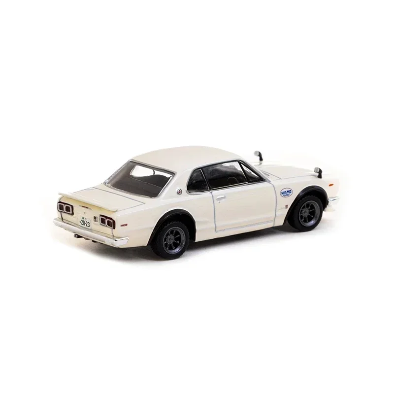 TW 1:64 Skyline 2000 GTR KPGC10 Elfenbeinweißes Druckguss-Diorama-Automodell, Sammlung, Miniaturspielzeug, Tarmac Works