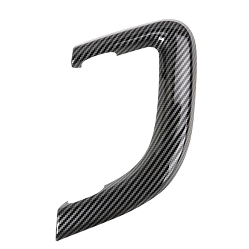 

1 PCS Carbon Fiber Car Left Interior Door Pull Handle Cover Trim Parts Accessories For Land Rover Discovery Sport 2015-2019