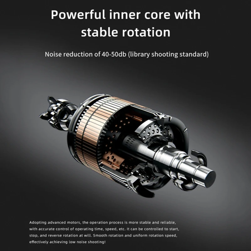 20Cm Motorized Rotating Display Stand Rotating Turntable 10Kg/22Lbs Load Capacity 360°Rotatable Display Turntable