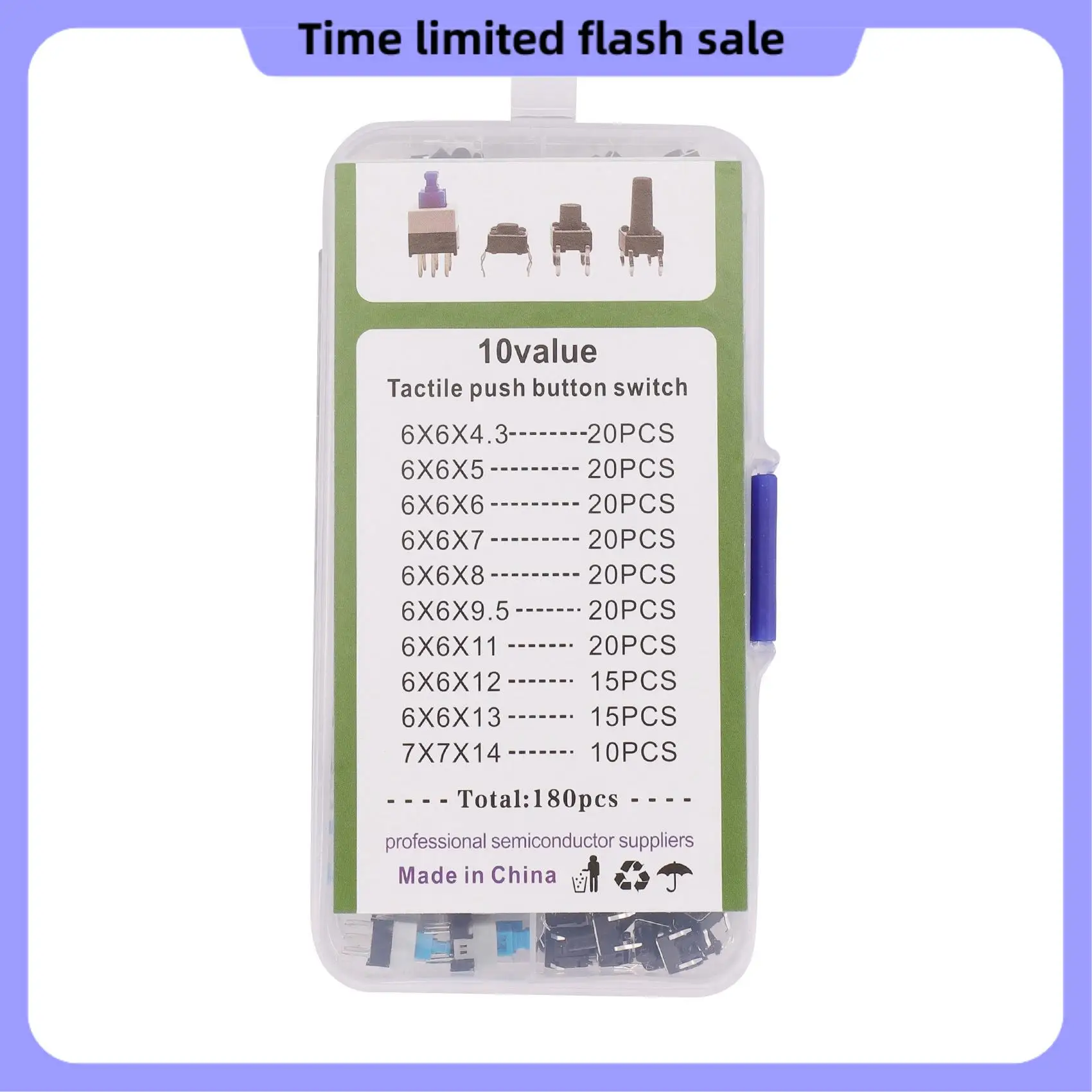 

A40T 10 видов значений 360 шт. тактильный кнопочный переключатель микротриггер мини-мгновенный тактовый ассортимент