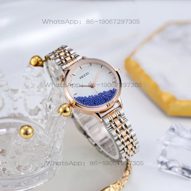Customized girls personalized creative new steel belt student watch simple temperament quicksand temperament watch