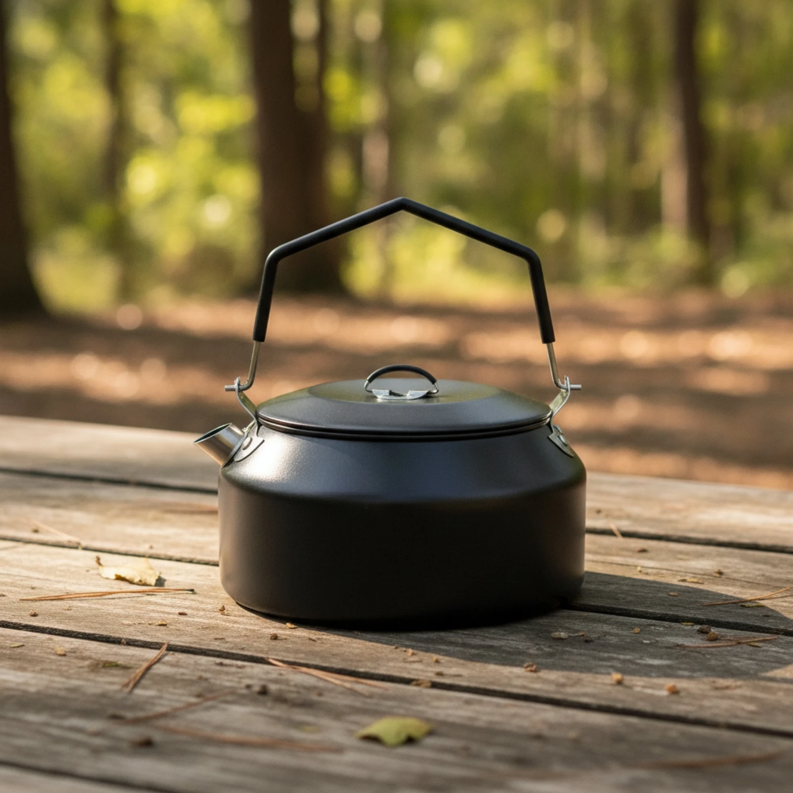 Camping Cooking Kettle - Camping Kettle Heat-Resistant Kettle with Folding