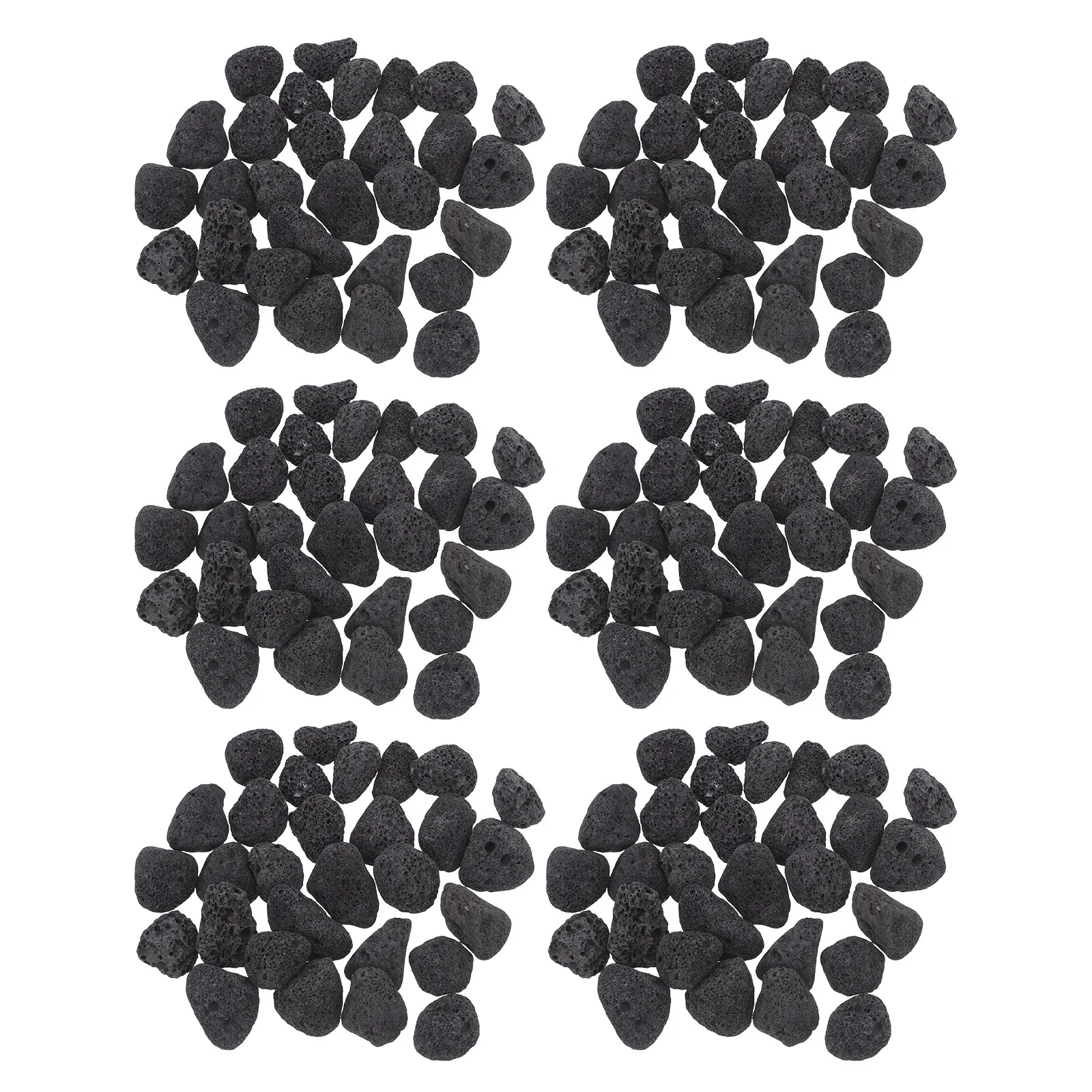 

6 Bags Sauna Rocks 4-5Cm Premium Porous Volcanic Stone Pack for Sauna Heater Stove Steam Generation Indoor Outdoor Spa Wellness