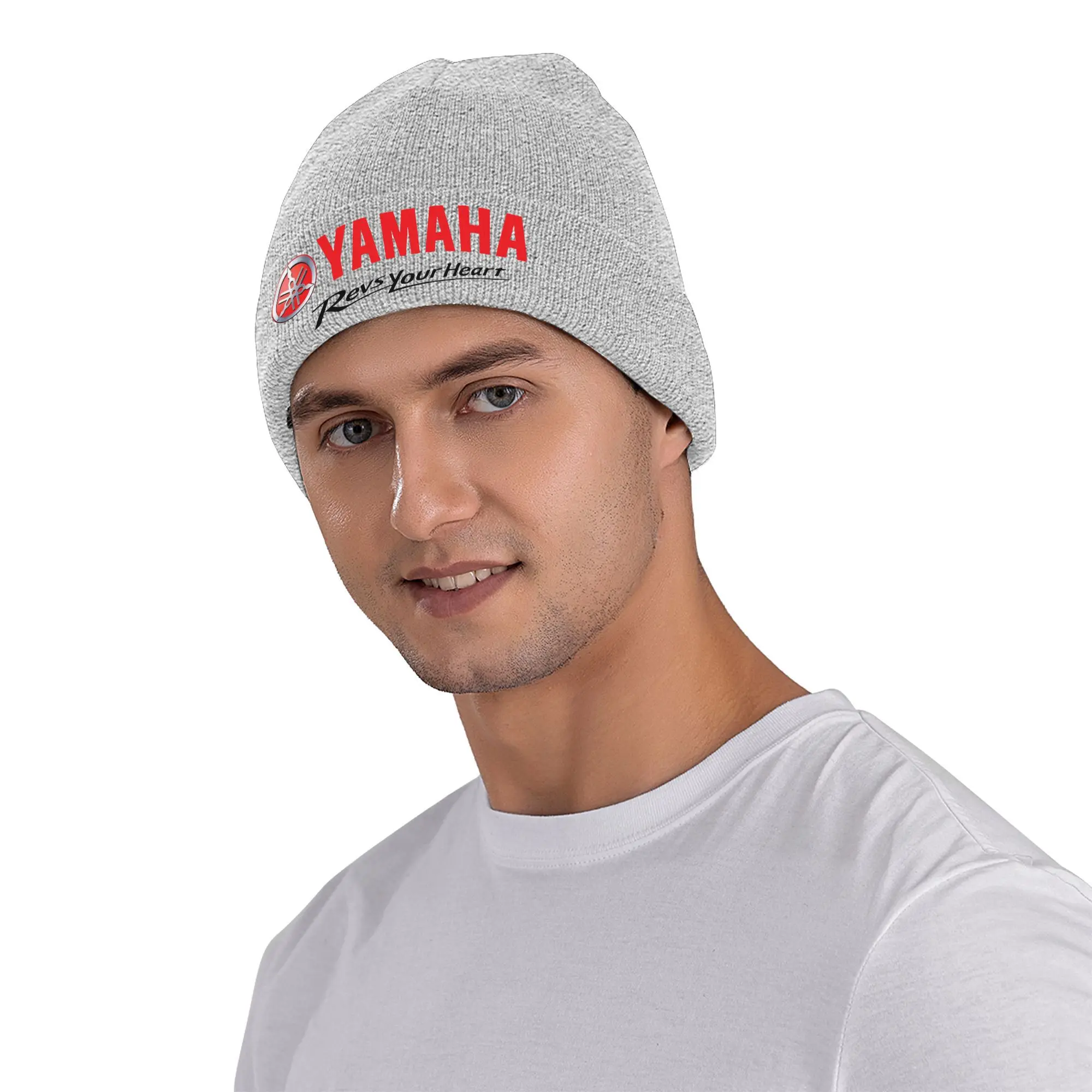 Y-Yamahas Moto Knitted Hat Autumn Winter Beanie Ski Racing Motorcycle Motorcross Cap Female Male Acrylic Fashion Skullcap