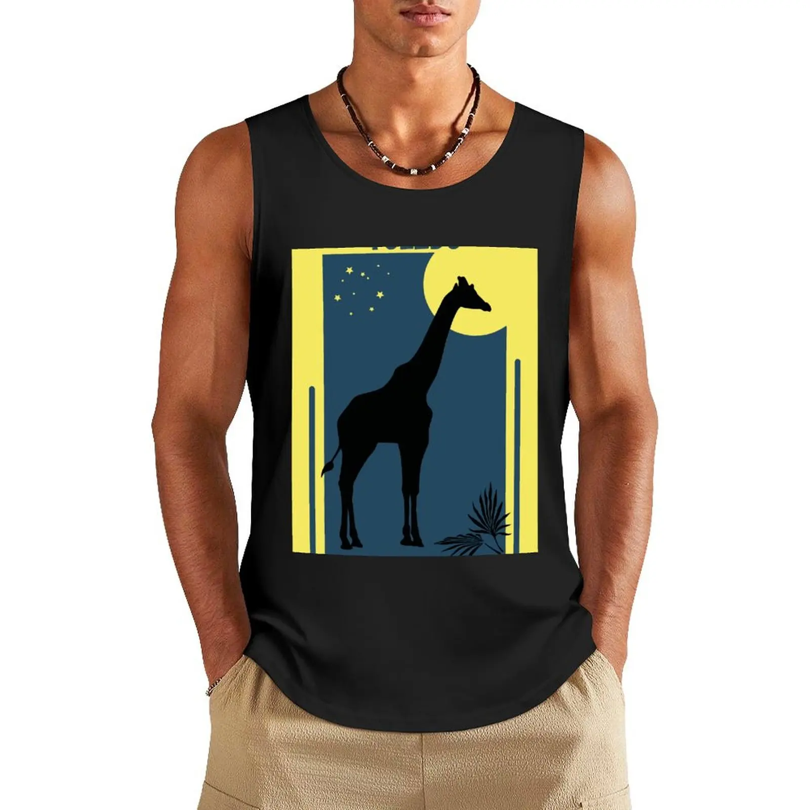 

Toledo in Ohio, United States - Zoo Destination Vintage Style Geometric Modern Poster Tank Top cute tops