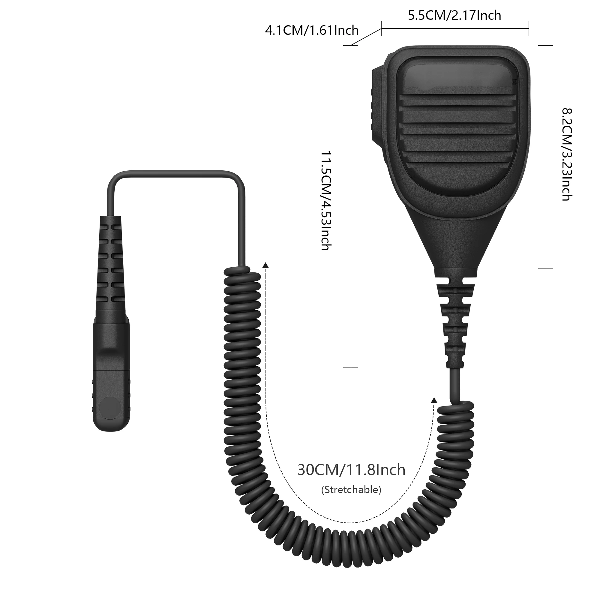 Speaker Mic Micphone Compatible with Motorola XiR P6600 P6620 MTP3000 MTP3250 DEP550 DP2400 MTP3550 MTP3100 DEP570 Walkie Talkie