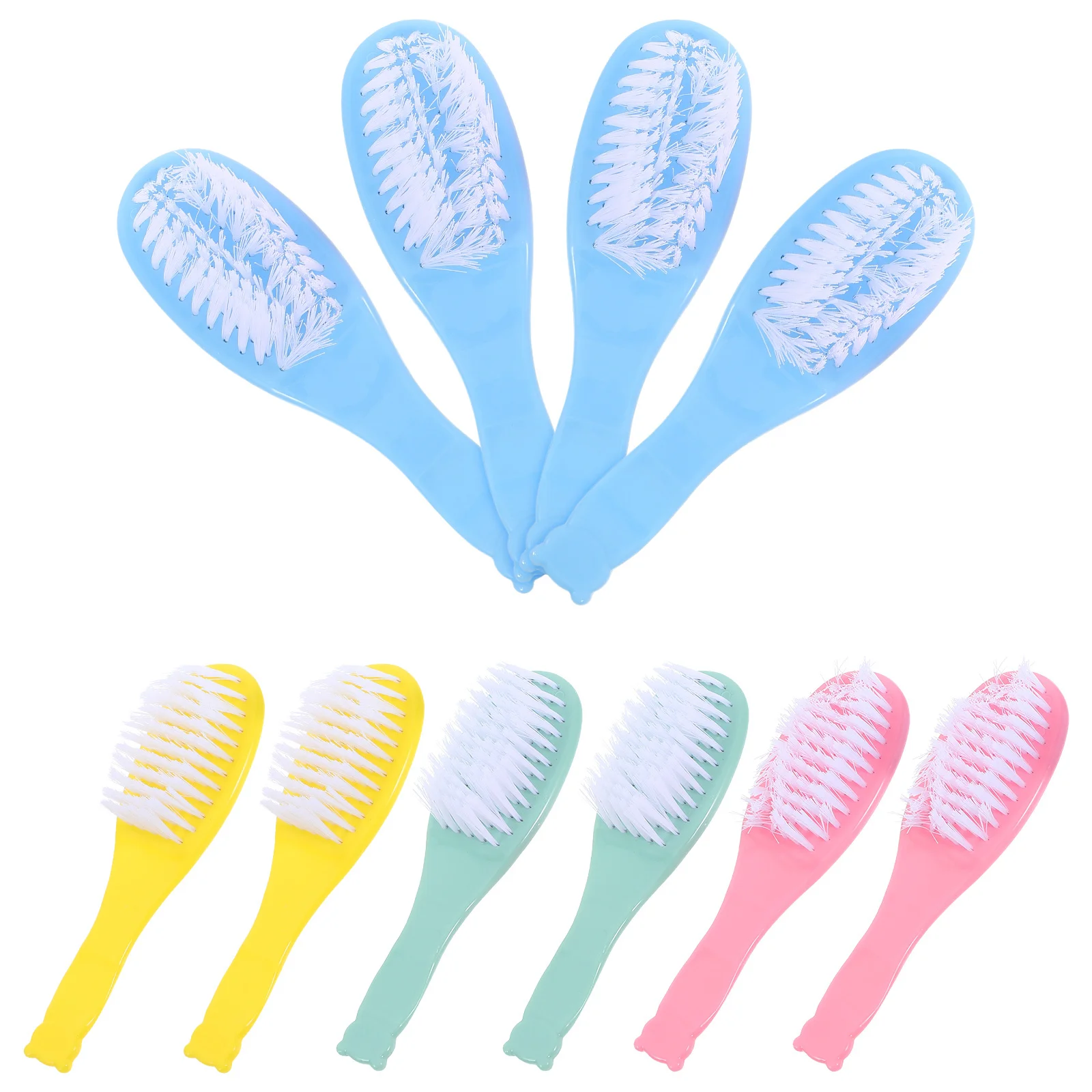 

10 шт., детская расческа для волос, мини-щетка для новорожденных, мягкие нейлоновые щетки для ухода за младенцами, легкие, практичные, простые в использовании, уход за ребенком